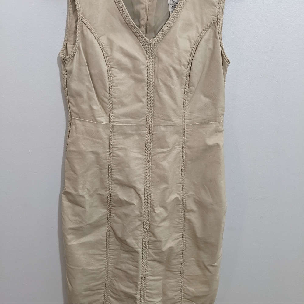 Max Studio Faux Leather Dress
